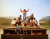 The Jolly Flatboatmen1846 By George Caleb Bingham