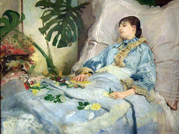 Convalescent Woman by Jacek Malczewski | Oil Painting Reproduction