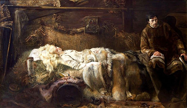 Death of Ellenai by Jacek Malczewski | Oil Painting Reproduction