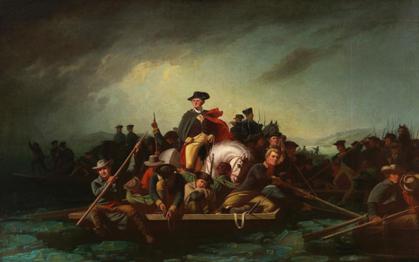 Washington Crossing The Delaware 1856 | Oil Painting Reproduction
