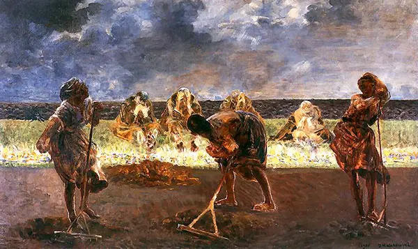 Grabiace Siano By Jacek Malczewski