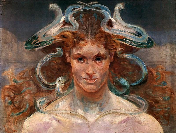 Medusa by Jacek Malczewski | Oil Painting Reproduction