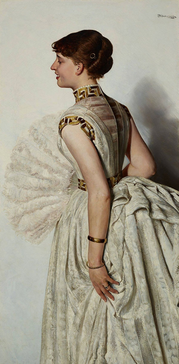 Narzeczona 1887 by Jacek Malczewski | Oil Painting Reproduction