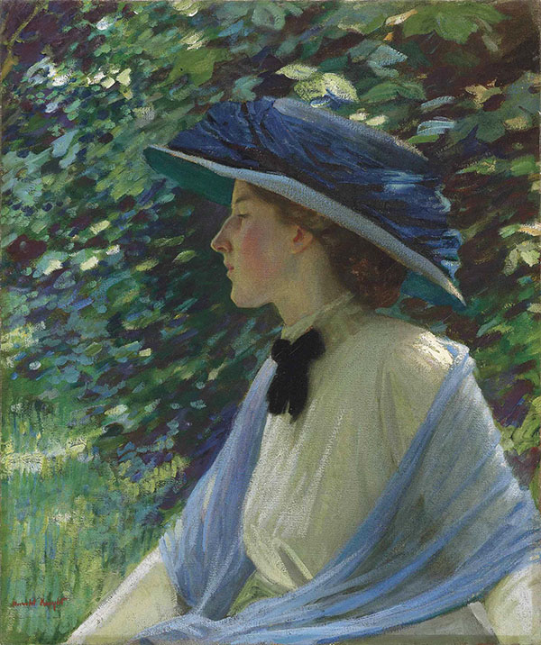 Portrait of Florence by Harold Knight | Oil Painting Reproduction