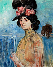 Portrait of Zofia Atteslander By Jacek Malczewski