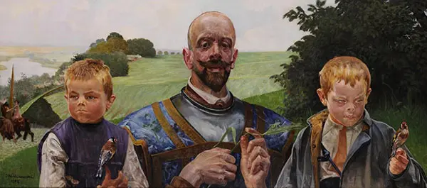 Self Portrait By Jacek Malczewski