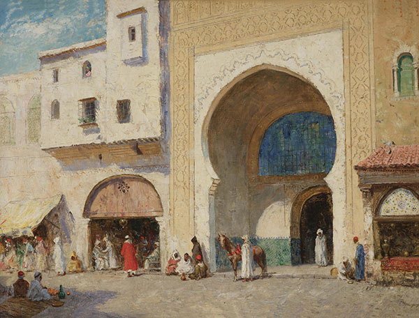 The Bazaar by Addison Thomas Millar | Oil Painting Reproduction