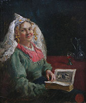 A Zeeland Peasant Woman By Addison Thomas Millar