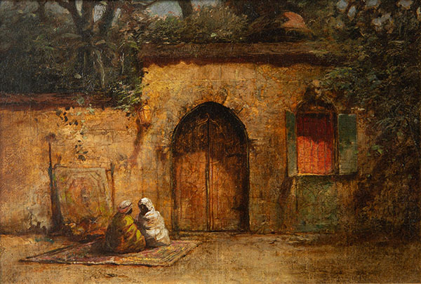 Outside The Gate by Addison Thomas Millar | Oil Painting Reproduction