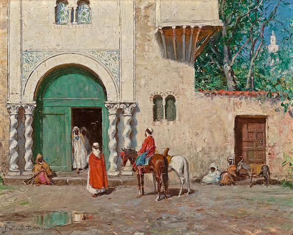 The Messenger The Palace of Basha | Oil Painting Reproduction