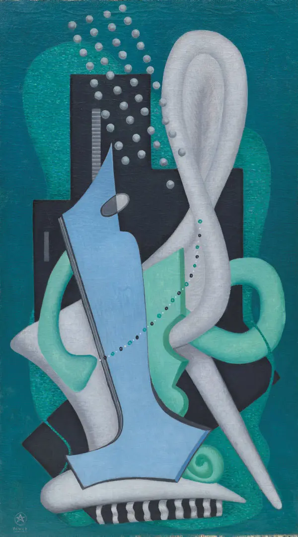 Composition Circa 1931 By John Joseph Wardell Power