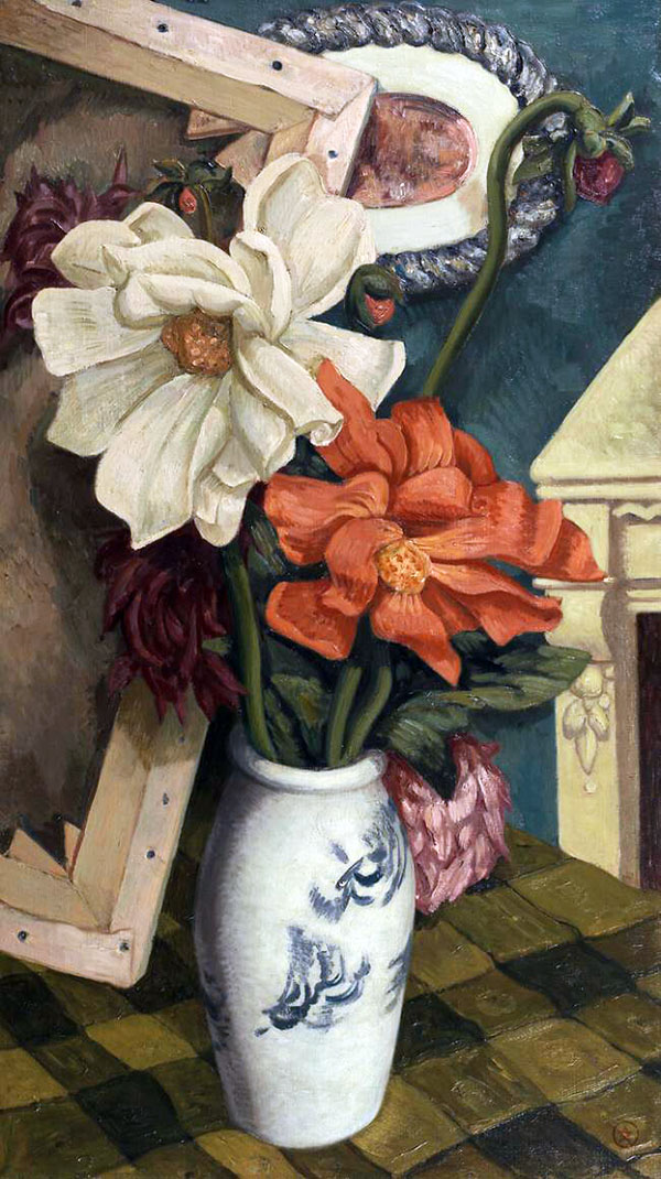 Still Life with Dahlias 1926 | Oil Painting Reproduction
