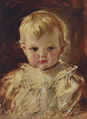 Portrait of a Child By Laura Muntz Lyall