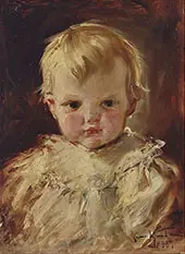 Portrait of a Child By Laura Muntz Lyall