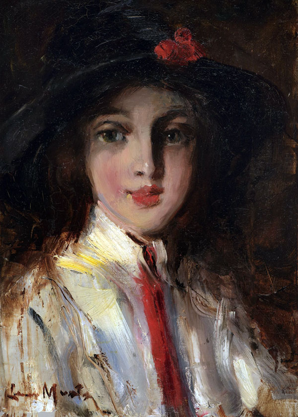 Portrait of Bobbie MacLure 1914 | Oil Painting Reproduction
