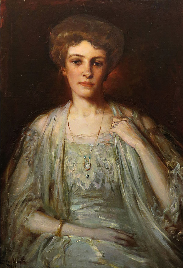 Portrait of Elsie Kemp (nee Blackadder) | Oil Painting Reproduction