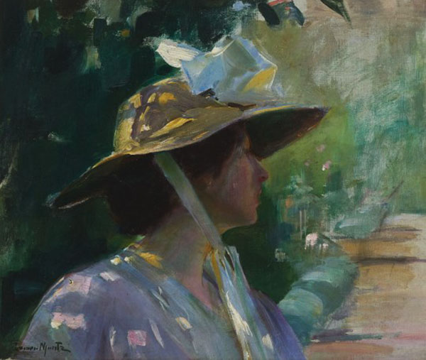 Woman in a Wide Brimmed Hat 1897 | Oil Painting Reproduction
