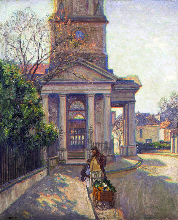 Street Charleston 1932 by Wilson H Irvine | Oil Painting Reproduction