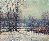 Winter Scene By Wilson H Irvine