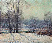 Winter Scene By Wilson H Irvine