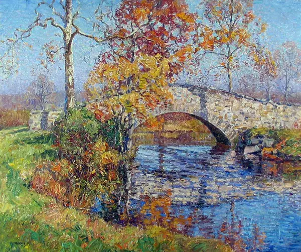 The Stone Bridge 1920 By Wilson H Irvine