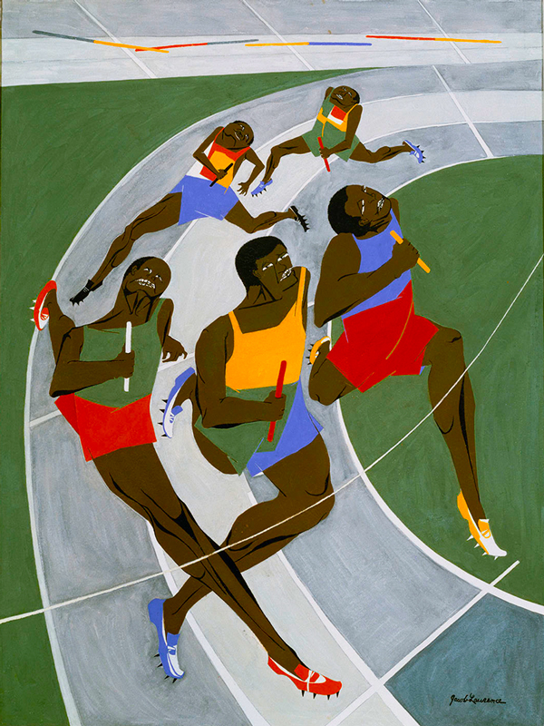 Olympic Poster by Jacob Lawrence | Oil Painting Reproduction