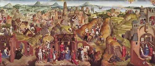 Advent and Triumph of Christ Seven Joys of Mary By Hans Memling