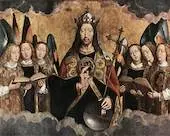 Christ Surrounded by Musician Angels 1480 By Hans Memling
