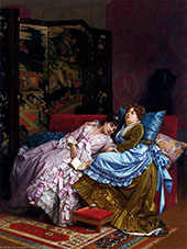 An Afternoon Idyll By Auguste Toulemouche