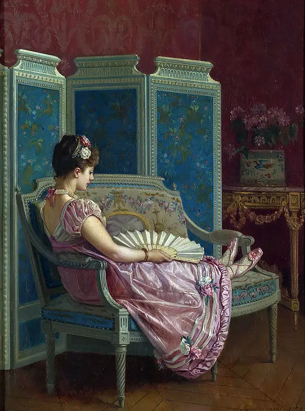 Idle Thoughts By Auguste Toulemouche