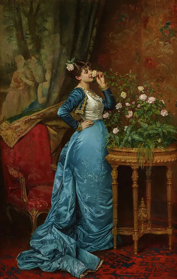 In Delightful Anticipation By Auguste Toulemouche