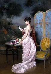 The Love Letter By Auguste Toulemouche