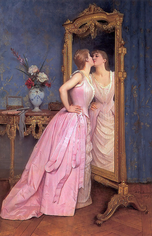 Vanity by Auguste Toulemouche | Oil Painting Reproduction