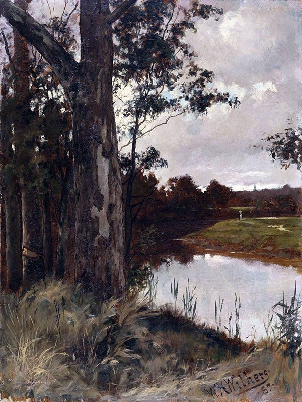 Evening on The Yarra 1887 by Walter Withers | Oil Painting Reproduction