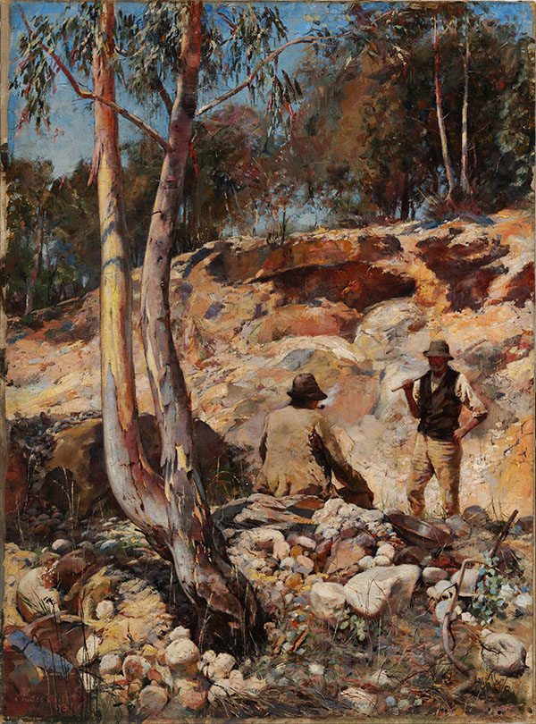 Fossickers 1893 by Walter Withers | Oil Painting Reproduction