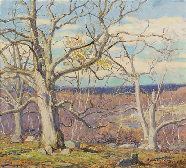 Branching Tracery 1916 by Wilson H Irvine | Oil Painting Reproduction