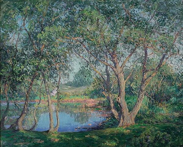 Hidden Lake by Wilson H Irvine | Oil Painting Reproduction