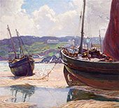 Low Tide St Ives By Wilson H Irvine