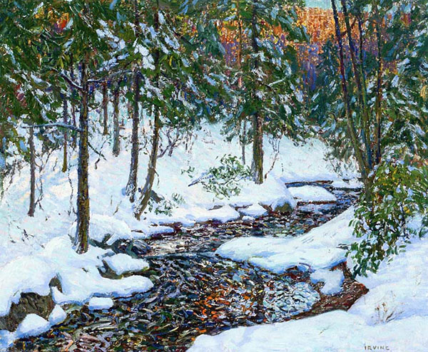 On Beaver Creek by Wilson H Irvine | Oil Painting Reproduction