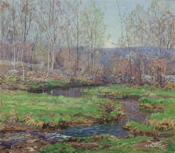 Springtime in Old Lyme by Wilson H Irvine | Oil Painting Reproduction