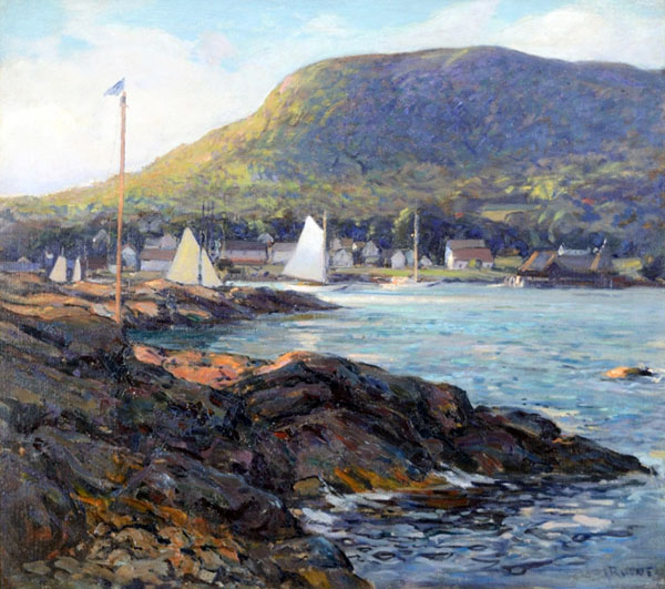 The Harbor at Camden Maine 1911 | Oil Painting Reproduction