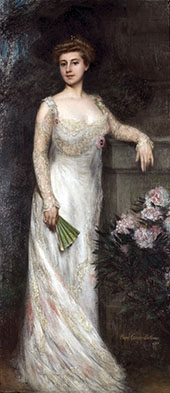 Elegant Lady By Pierre Carrier Belleuse