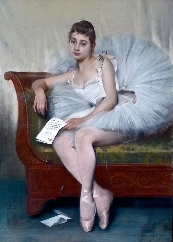 La Ballerina by Pierre Carrier Belleuse | Oil Painting Reproduction