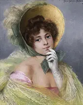 Portrait of a Lady By Pierre Carrier Belleuse