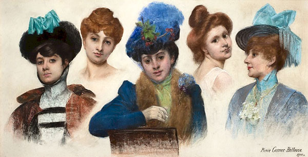 Studies of Elegant Ladies | Oil Painting Reproduction