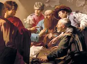 The Calling of St Matthew 1621 By Hendrick ter Brugghen