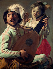 The Duet 1628 By Hendrick ter Brugghen