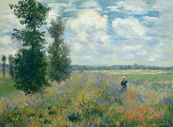 Poppy Fields near Argenteuil 1875 | Oil Painting Reproduction