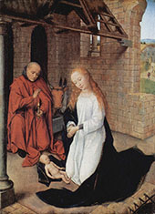 The Nativity 1470 By Hans Memling