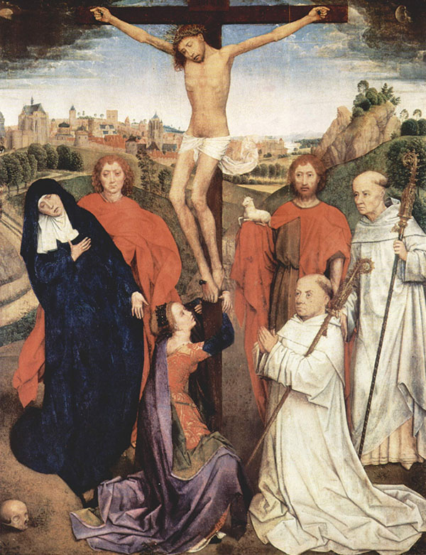 The Crucifixion 1470 by Hans Memling | Oil Painting Reproduction
